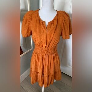 Anthropologie The Somerset Textured Mini Dress